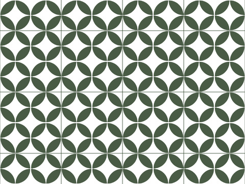 现代法式无缝绿色小法花砖贴图