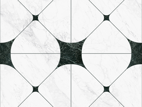现代无缝拼花砖瓷砖贴图