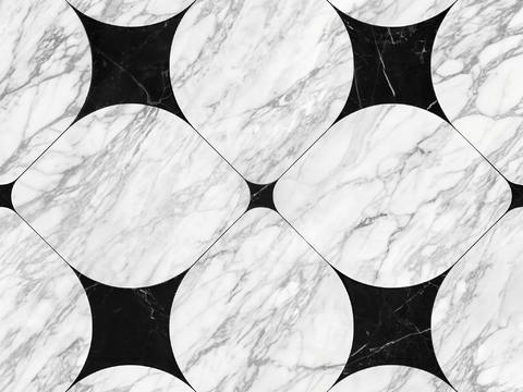 现代无缝拼花砖瓷砖贴图