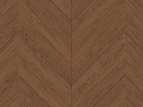 意式现代无缝深胡桃色鱼骨拼人字拼木地板