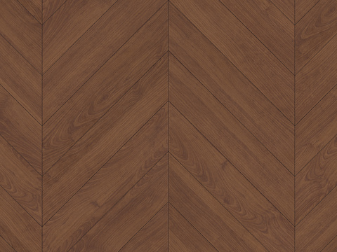 无缝樱桃木鱼骨拼人字拼木地板贴图