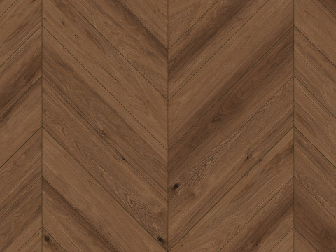 意式现代无缝深胡桃色鱼骨拼人字拼木地板