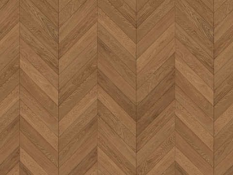 无缝樱桃木鱼骨拼人字拼木地板贴图