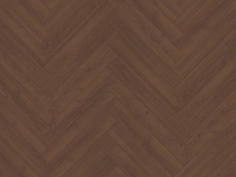 意式现代无缝深胡桃色鱼骨拼人字拼木地板