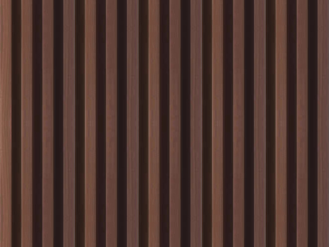 无缝深棕色木格栅 板材 长城板 波浪板