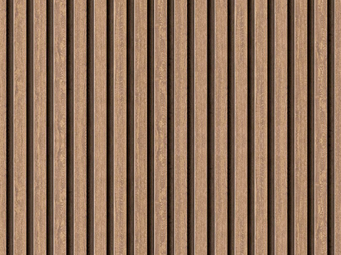 无缝奶油暖色长城板木格栅贴图