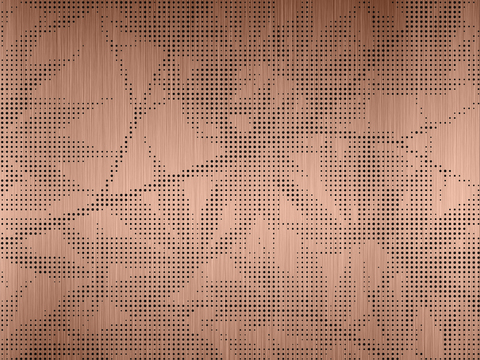 咖色穿孔板金属贴图