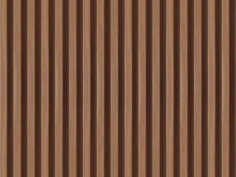 无缝咖色木格栅 板材 长城板 波浪板