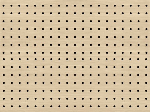  无缝木纹吸音板 洞洞板 冲孔板 (1) 