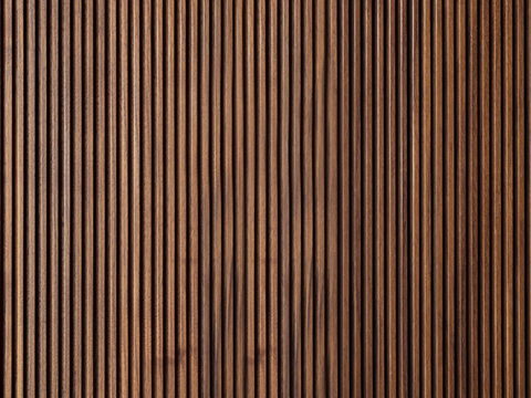  新中式意式无缝胡桃木格栅 护墙板 