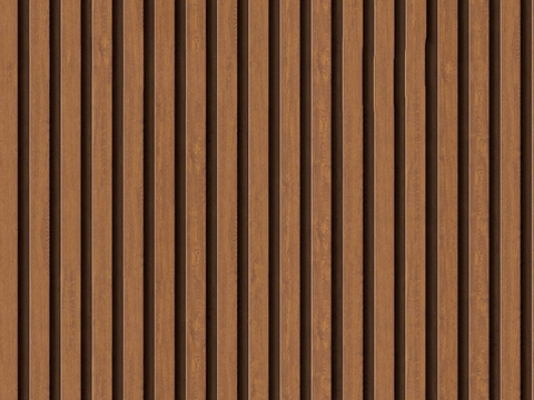 无缝咖色木格栅 板材 长城板 波浪板