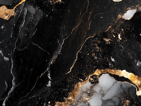 黑色大理石纹理