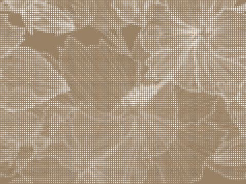 现代轻奢无缝花朵图案穿孔板 无缝几何图案渐变穿孔板