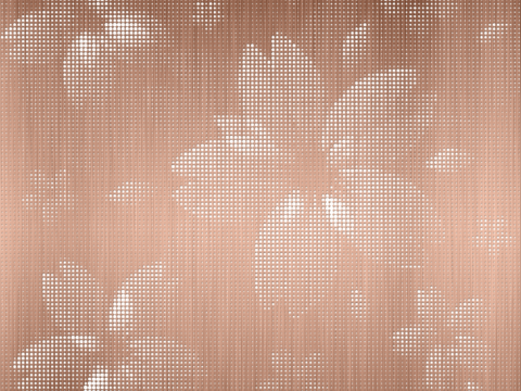 竹叶纹理穿孔板金属贴图