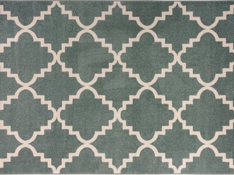 绿色现代简约地毯