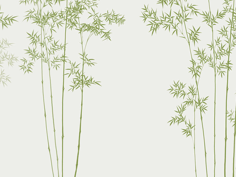 新中式竹林壁纸