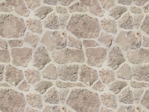 现代文化石墙面 石墙 毛石 墙砖贴图