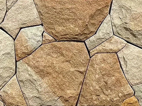 复古侘寂石墙 文化墙砖贴图