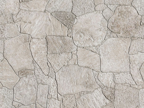 现代新中式碎拼_无缝_碎拼石材_地面_碎石路贴图