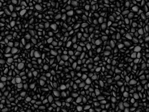 现代砾石地面铺装