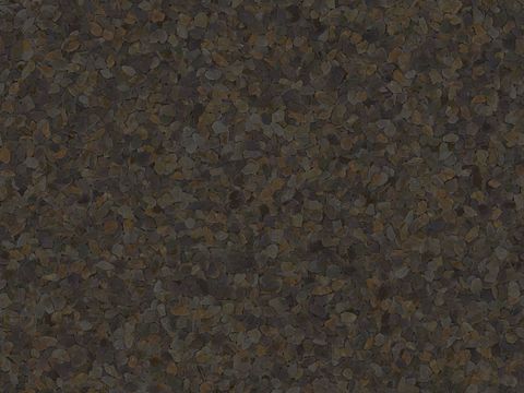 现代砾石地面铺装