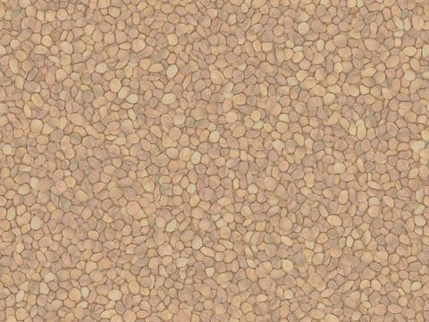 现代砾石地面铺装