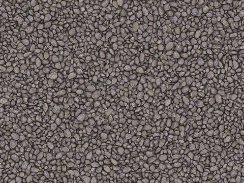  现代砾石地面铺装 