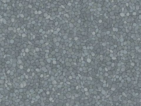 现代砾石地面铺装