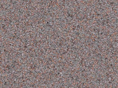 现代砾石地面铺装