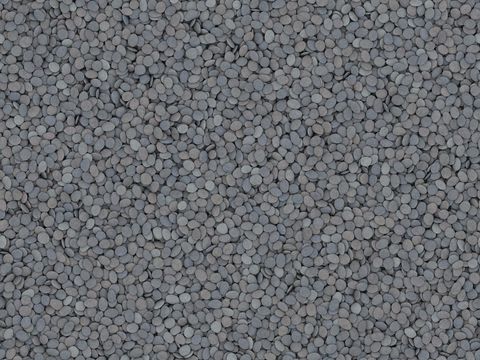 现代砾石地面铺装