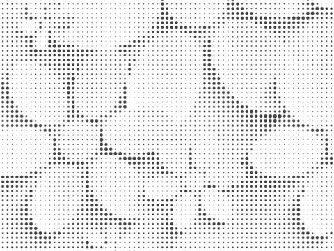 渐变花朵冲孔板