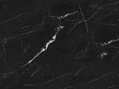 现代无缝黑色连纹黑白根大理石岩板