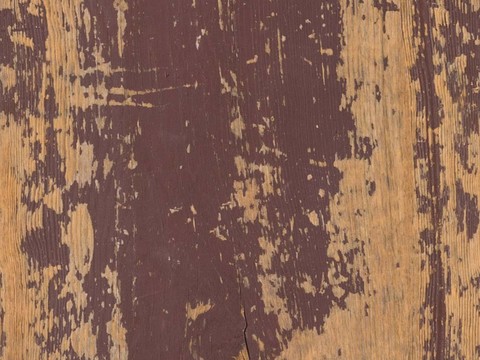中古复古老木头旧木头 红色刷漆旧木