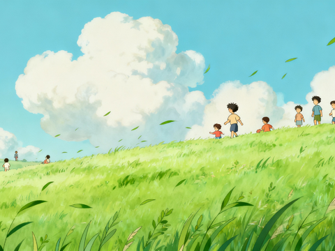 现代宫崎骏装饰挂画卡通挂画