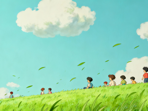 现代宫崎骏装饰挂画卡通挂画