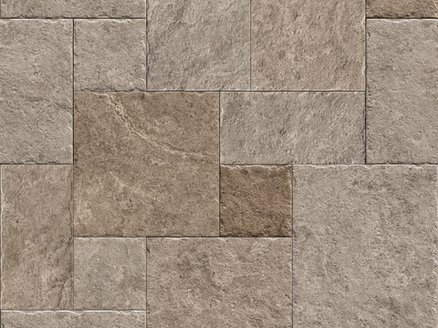 法式复古艺术砖 无缝棕色莱姆石地砖贴图