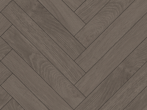 无缝灰棕色人字拼木地板