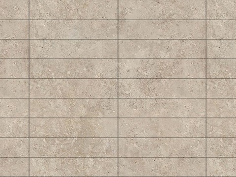 无缝复古莱姆石 莱姆石长条砖背景墙贴图