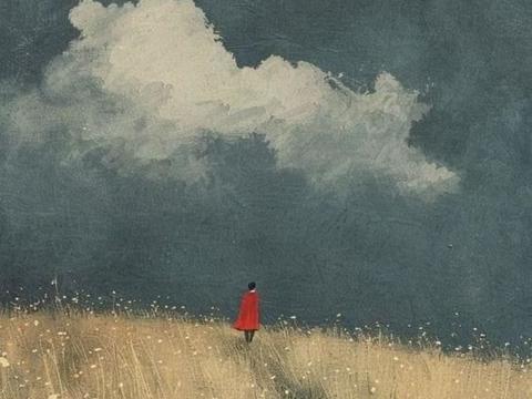 抽象人物风景画