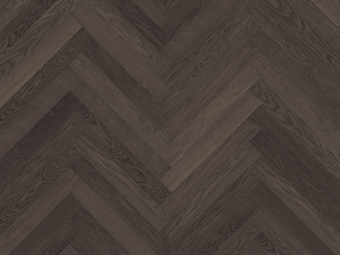 无缝深棕色人字拼木木地板