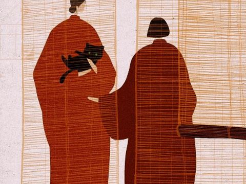 抽象人物装饰画