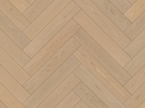 无缝原木色人字拼木地板