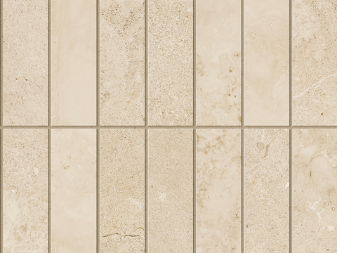 现代无缝米黄色莱姆石 莱姆石小花砖贴图