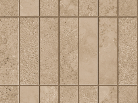 无缝复古莱姆石 莱姆石长条砖背景墙贴图