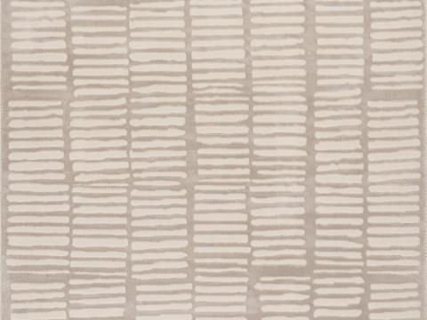 克兰伯里毛绒质感可水洗地毯 几何条纹 现代简约肌理地毯