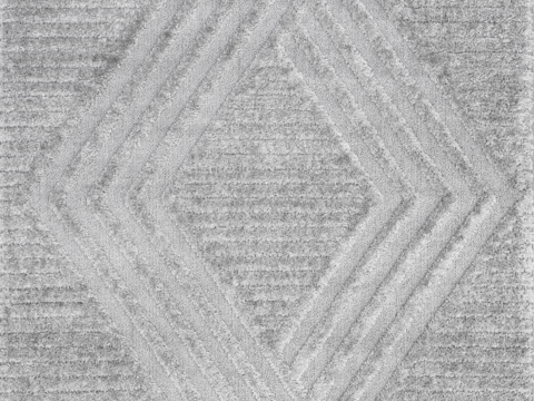 长毛地毯 几何地毯 现代简约 肌理地毯 绒布地毯