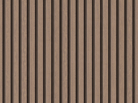 无缝咖色木格栅 板材 长城板 波浪板