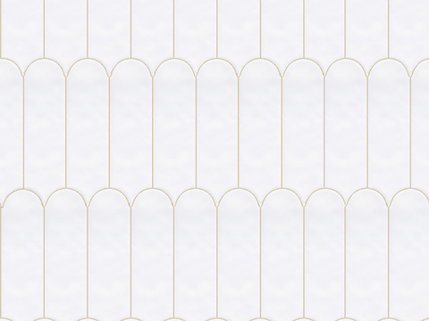 现代无缝白色羽毛砖 鱼鳞砖墙砖贴图