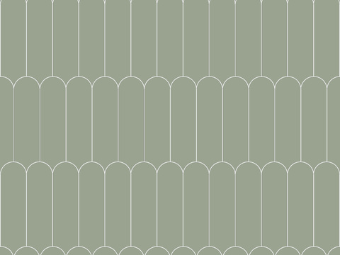 法式中古无缝豆绿色羽毛砖花砖贴图