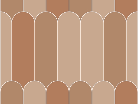 无缝橙色渐变羽毛砖瓷砖